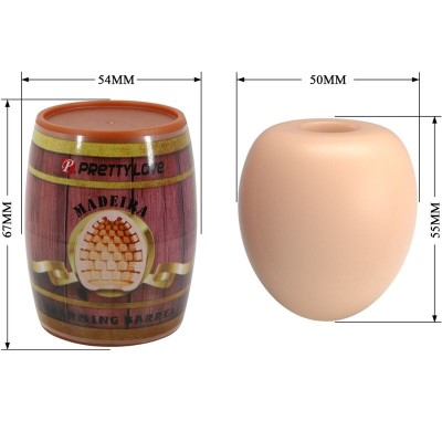 PRETTY LOVE - MASTURBADOR MASCULINO EGG FLESH MODELO 2 - D-241866 - Dona Pimenta