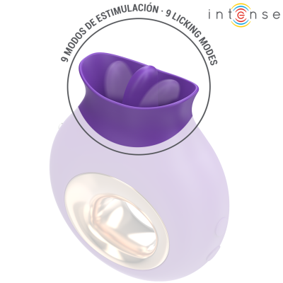 INTENSE - ESTIMULADOR DE CLITÓRIS TULI 9 VIBRAÇÕES E 9 OSCILAÃÃES ROXO - D-242090 - Dona Pimenta