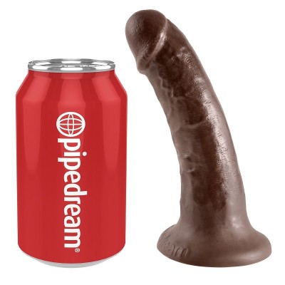 KING COCK 6" PENE MARRON 15.2 CM - PD5501-29 - Dona Pimenta