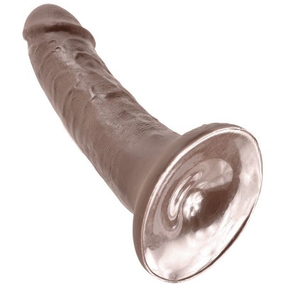 KING COCK 6" PENE MARRON 15.2 CM - PD5501-29 - Dona Pimenta