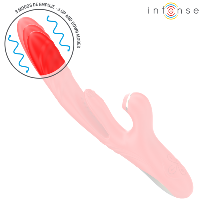 INTENSE - KAROL MULTIFUNÇÃO VIBRADOR IMPULSO & ESTIMULAÇÃO & SUCÇÃO VERMELHO - D-242079 - Dona Pimenta