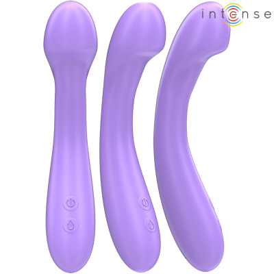 INTENSE - BECKY VIBRADOR 19 CM AQUECÍVEL 7 VIBRAÇÕES ROXO - D-242072 - Dona Pimenta