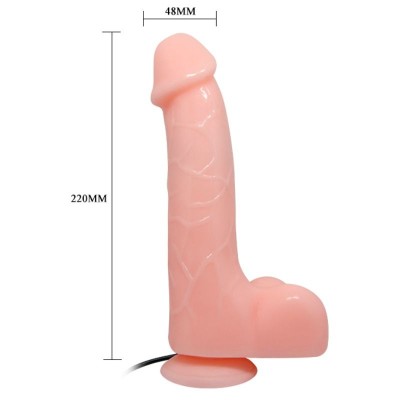 VIBRADOR REALISTICO BARBARA NATURAL 22 CM - D-219380 - Dona Pimenta