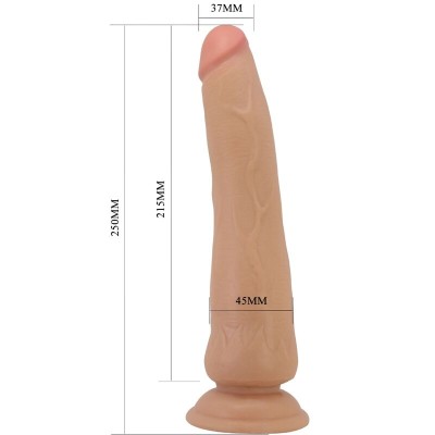 PRETTY LOVE - TIEMEYER DILDO REALISTA 25 CM CARNE - D-241888 - Dona Pimenta