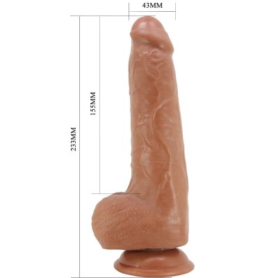 PRETTY LOVE - DRACO DILDO REALISTA 23 CM MODELO 2 CARNE - D-241891 - Dona Pimenta