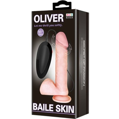 VIBRADOR REALISTICO OLIVER CON FUNCION ROTACION - D-219382 - Dona Pimenta