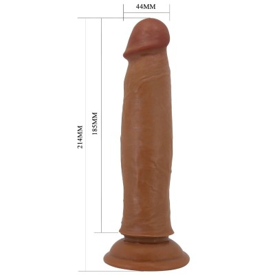 PRETTY LOVE - KEON DILDO REALISTA 21 CM MARROM - D-241897 - Dona Pimenta