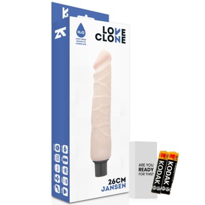 LOVECLONE JANSEN AUTLUBRICATION VIBRATOR 26CM - D-220065 - Dona Pimenta