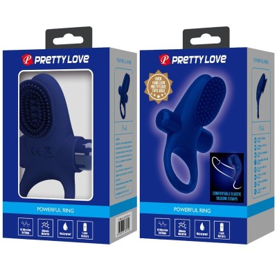 PRETTY LOVE - PALLE ANEL COM VIBRAO AZUL - D-239930 - Dona Pimenta