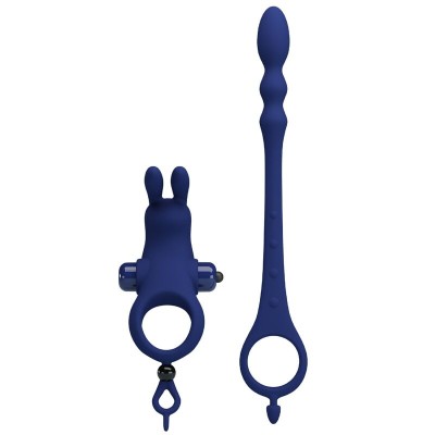 PRETTY LOVE - AYAD ANEL VIBRADOR COELHO COM PLUG AZUL - D-239934 - Dona Pimenta