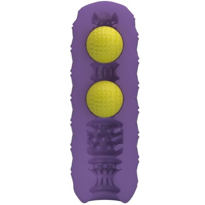 PRETTY LOVE - MASTURBADOR MASCULINO TWIN BALLS ROXO - D-241902 - Dona Pimenta