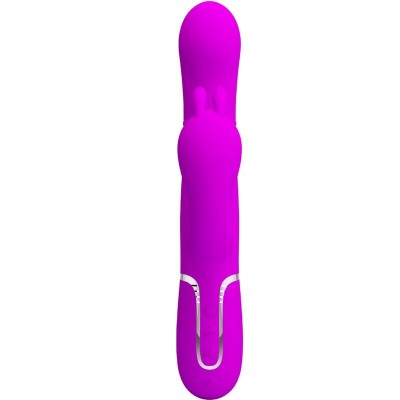 PRETTY LOVE - CAMMY VIBRADOR TRIPLO MULTIFUNCIONAL 4 EM 1 ROSA - D-241871 - Dona Pimenta