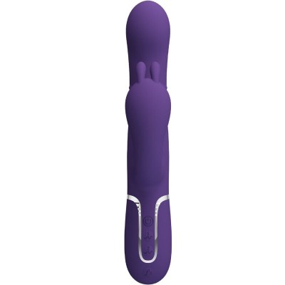 PRETTY LOVE - CAMMY TRIPLO VIBRADOR MULTIFUNÃÃO 4 EM 1 ROXO - D-241872 - Dona Pimenta