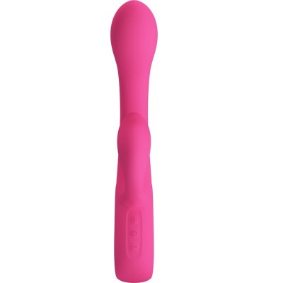 PRETTY LOVE - FRITZ RABBIT VIBRADOR 12 VIBRAÃÃES ROSA - D-241883 - Dona Pimenta