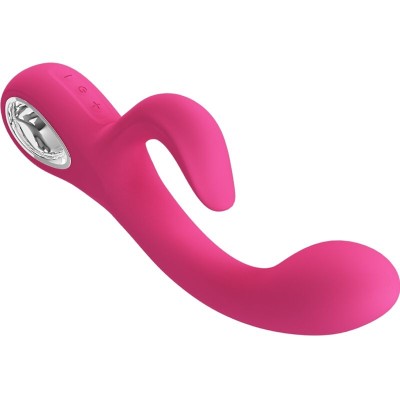 PRETTY LOVE - FRITZ RABBIT VIBRADOR 12 VIBRAÃÃES ROSA - D-241883 - Dona Pimenta