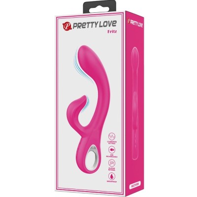 PRETTY LOVE - FRITZ RABBIT VIBRADOR 12 VIBRAÃÃES ROSA - D-241883 - Dona Pimenta