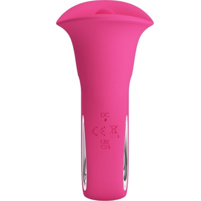 PRETTY LOVE - CLYDE VIBRADOR ORAL LÃNGUA VIBRANTE 12 VIBRAÃÃES ROSA - D-241885 - Dona Pimenta