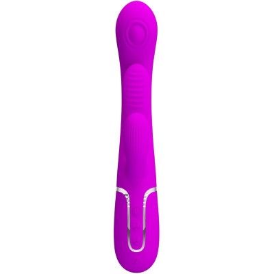 PRETTY LOVE - SHANIA TRIPLE RABBIT VIBRADOR MULTIFUNCIONAL ROSA - D-241886 - Dona Pimenta