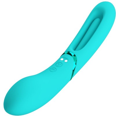 ROMANCE - VIBRADOR LEXIE G-SPOT 7 VIBRAÇÕES AZUL - D-241901 - Dona Pimenta