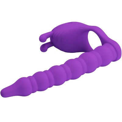 PRETTY LOVE - BLACKNEY ANÃIS PARA PÃNIS COM PLUG VIBRADOR - D-239774 - Dona Pimenta