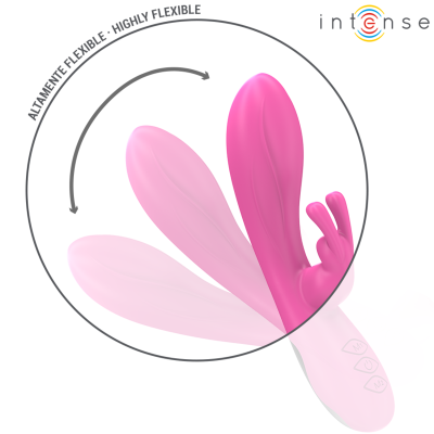 INTENSE - RANDALL RABBIT VIBRADOR 10 VIBRAÇÕES ROSA - D-242068 - Dona Pimenta