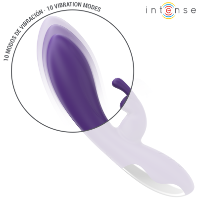 INTENSE - RANDALL RABBIT VIBRADOR 10 VIBRAÇÕES ROXO - D-242069 - Dona Pimenta