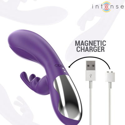 INTENSE - RANDALL RABBIT VIBRADOR 10 VIBRAÃÃES ROXO - D-242069 - Dona Pimenta