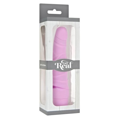 GET REAL - MINI CLASSIC SLIM VIBRADOR ROSA - D-234530 - Dona Pimenta