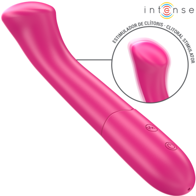 INTENSE - PATY VIBRADOR 19 CM FLEXÍVEL 10 VIBRAÇÕES MODELO 2 ROSA - D-242087 - Dona Pimenta