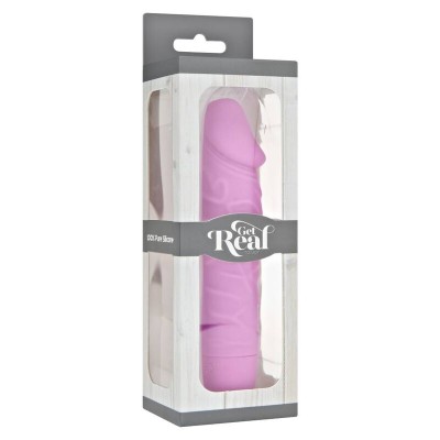 GET REAL - MINI VIBRADOR CLÁSSICO ROSA - D-234533 - Dona Pimenta