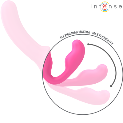 INTENSE - AMY DOUBLE VIBRATOR 20 CM ROSA CONTROLE REMOTO - D-241957 - Dona Pimenta