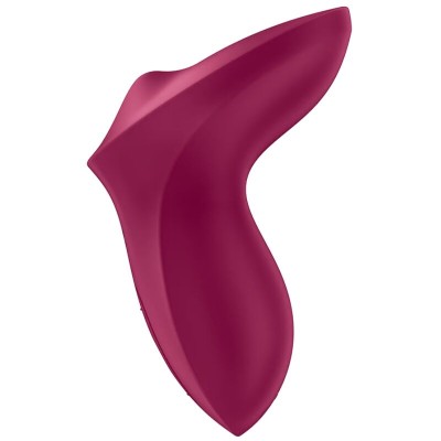 SATISFYER - EXCITERRR VIBRADOR LAY-ON CLITORIS BERRY - D-240520 - Dona Pimenta