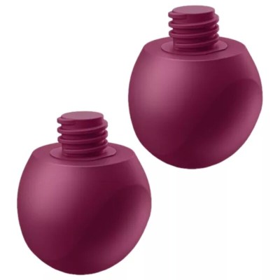 SATISFYER - LOVE BIRDS VARY BOLAS VIBRATÓRIAS APLICATIVO GRATUITO VINHO TINTO - D-240522 - Dona Pimenta