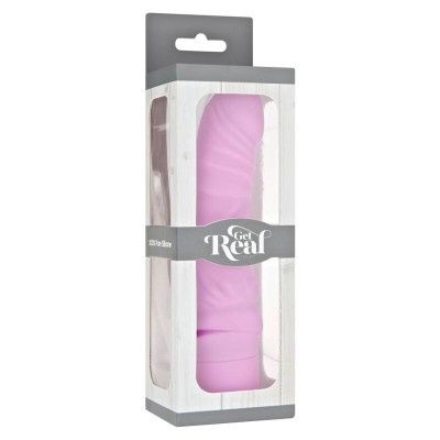 GET REAL - MINI CLÁSSICO VIBRADOR G-SPOT ROSA - D-234537 - Dona Pimenta