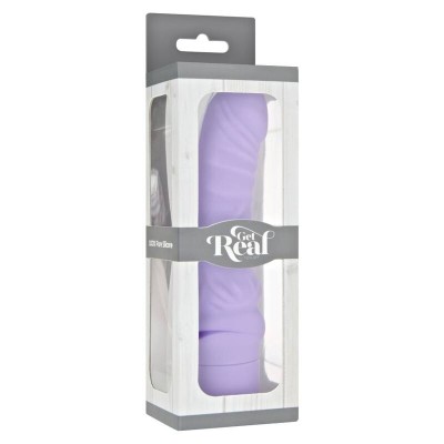 GET REAL - MINI CLÁSSICO VIBRADOR G-SPOT ROXO - D-234538 - Dona Pimenta