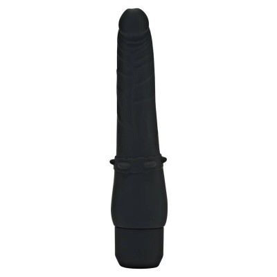 GET REAL - VIBRADOR LISO CLÁSSICO PRETO - D-234540 - Dona Pimenta