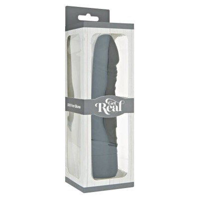 GET REAL - VIBRADOR PRETO ORIGINAL CLÁSSICO - D-234543 - Dona Pimenta