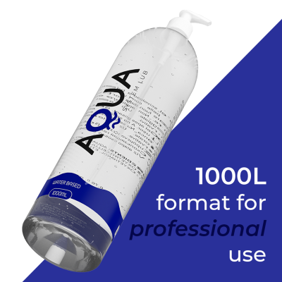 AQUA QUALITY - LUBRIFICANTE À BASE DE ÁGUA 1000 ML - D-242227 - Dona Pimenta