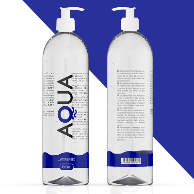 AQUA QUALITY - LUBRIFICANTE À BASE DE ÁGUA 1000 ML - D-242227 - Dona Pimenta