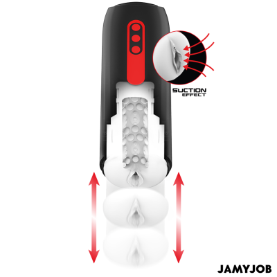 JAMYJOB - MASTURBADOR AUTOMÁTICO PHANTOM VAGINA 5 MODOS DE SUCÇÃO E IMPULSO - D-241557 - Dona Pimenta