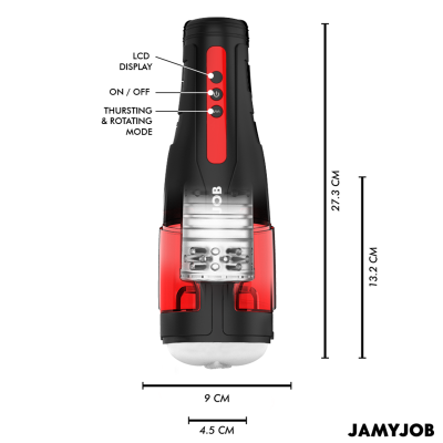 JAMYJOB - STORM MASTURBADOR AUTOMÁTICO DE VAGINA 10 MODOS DE SUCÇÃO E IMPULSO - D-241558 - Dona Pimenta