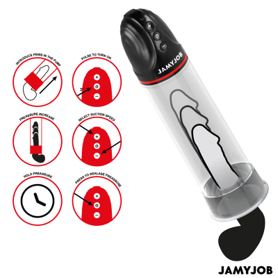 JAMYJOB - BOMBA AUTOMÁTICA XPAND 3 NÍVEIS DE SUCÇÃO CINZA - D-241561 - Dona Pimenta