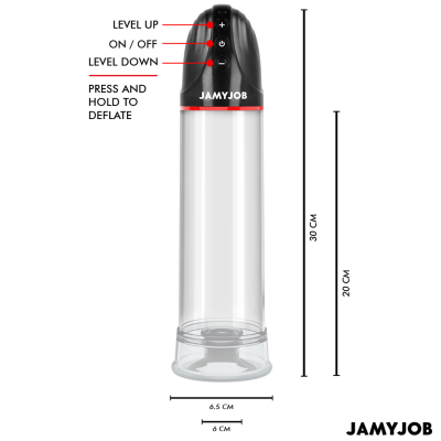 JAMYJOB - BOMBA AUTOMÁTICA XPAND 3 NÍVEIS DE SUCÇÃO CINZA - D-241561 - Dona Pimenta