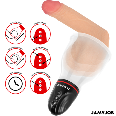 JAMYJOB - XPAND LITE BOMBA DE TESTE AUTOMÁTICA 3 NÍVEIS DE SUCÇÃO CINZA - D-241562 - Dona Pimenta