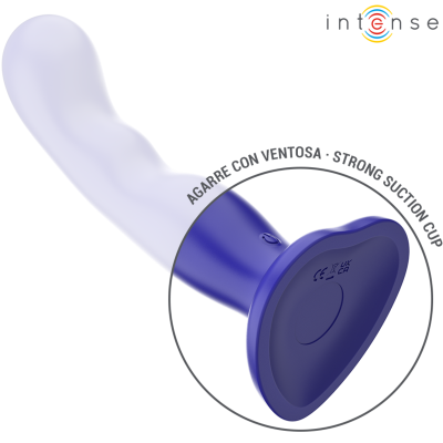 INTENSE - SHORTY VIBRADOR COM VENTOSA AZUL CONTROLE REMOTO - D-241976 - Dona Pimenta