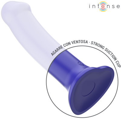 INTENSE - VICTORIA VIBRADOR COM VENTOSA 10 VIBRAÇÕES AZUL ESCURO CONTROLE REMOTO - D-241982 - Dona Pimenta