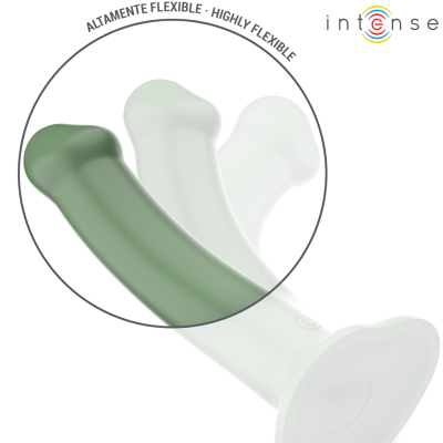 INTENSE - BECCA VIBRADOR COM VENTOSA 10 VIBRAÇÕES VERDE CONTROLE REMOTO - D-241983 - Dona Pimenta