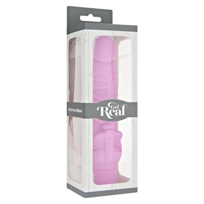 GET REAL - VIBRADOR CLÁSSICO STIM ROSA - D-234552 - Dona Pimenta