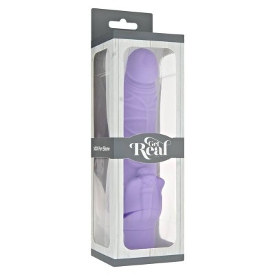 GET REAL - VIBRADOR CLÁSSICO STIM ROXO - D-234553 - Dona Pimenta