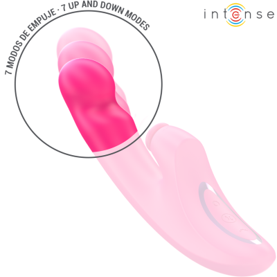 INTENSE - EMI VIBRADOR 13,5 CM MULTIFUNÇÃO 3 EM 1 10 VIBRAÇÕES ROSA - D-242075 - Dona Pimenta